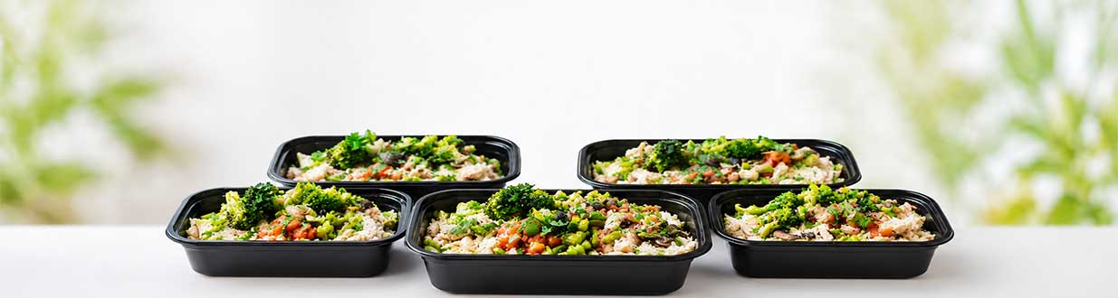 Individually Packed hot meal